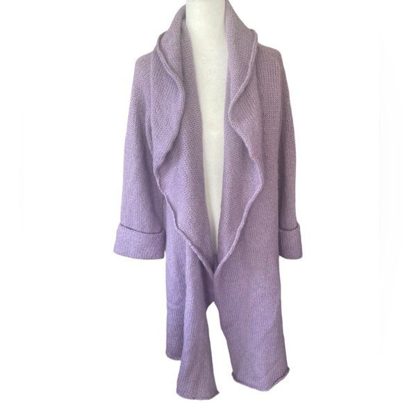 Soft Surroundings Lavender Draped Cardigan - Picture 2 of 9